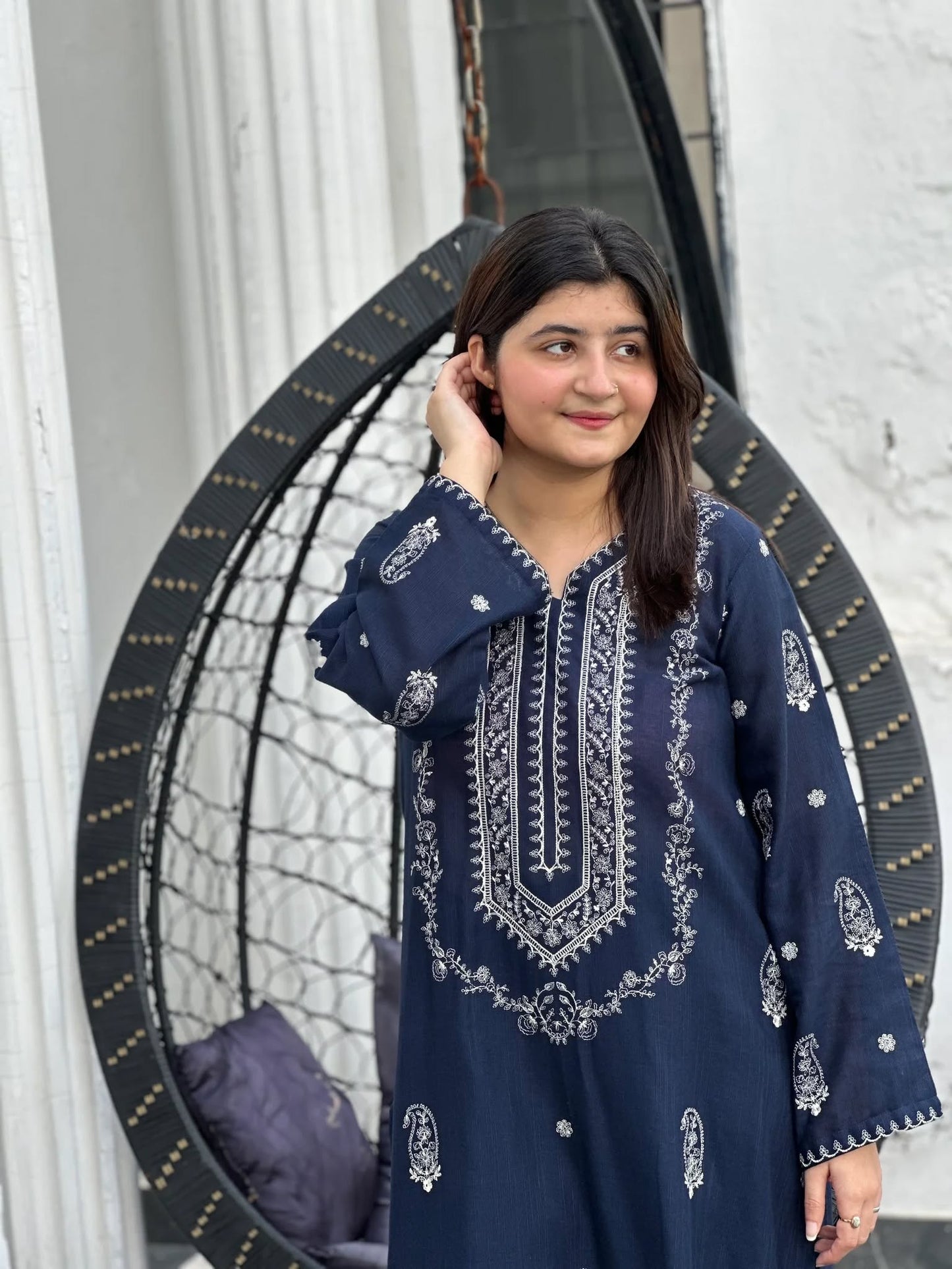 Pk Two pieces set (Navy Blue)