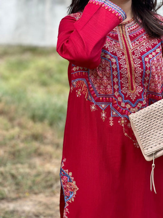 Pk Two pieces set (Red)