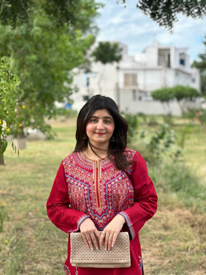 Pk Two pieces set (Red)