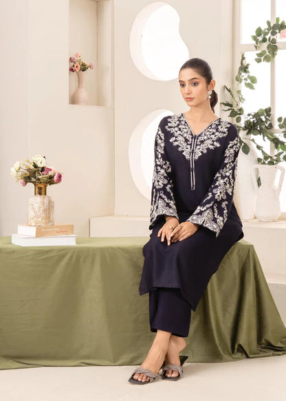 Pk Single Kameez (Navy Blue)