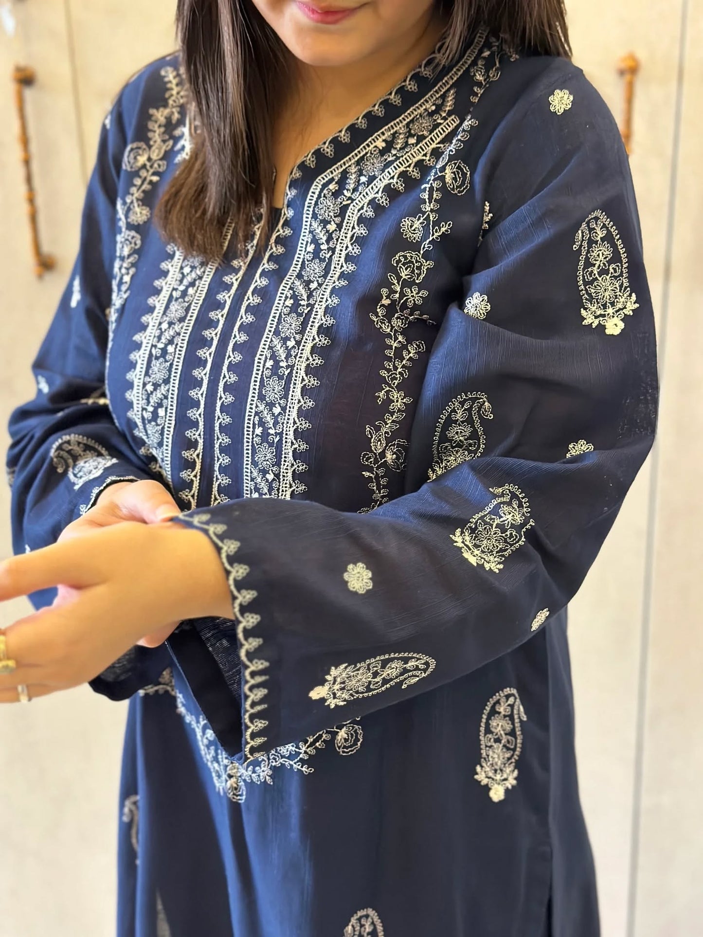 Pk Two pieces set (Navy Blue)