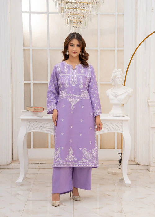 Pk Two pieces set (Levender)